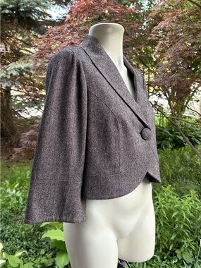 ARVIDA Tweed Capelet Jacket